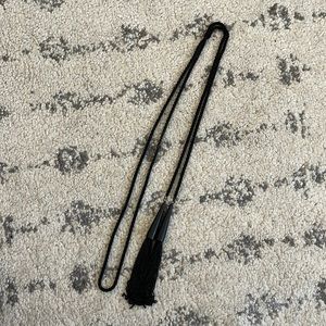 Kendra Scott Matte Black Phara Lariat Neclace